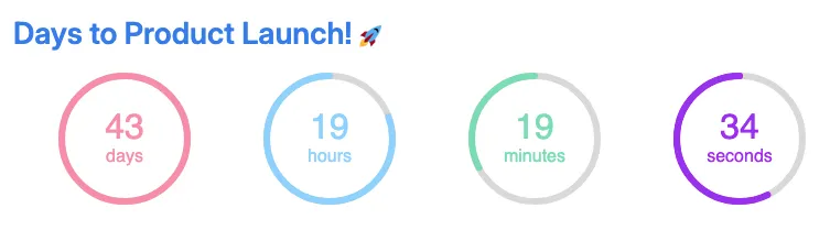 Live countdown timer macro